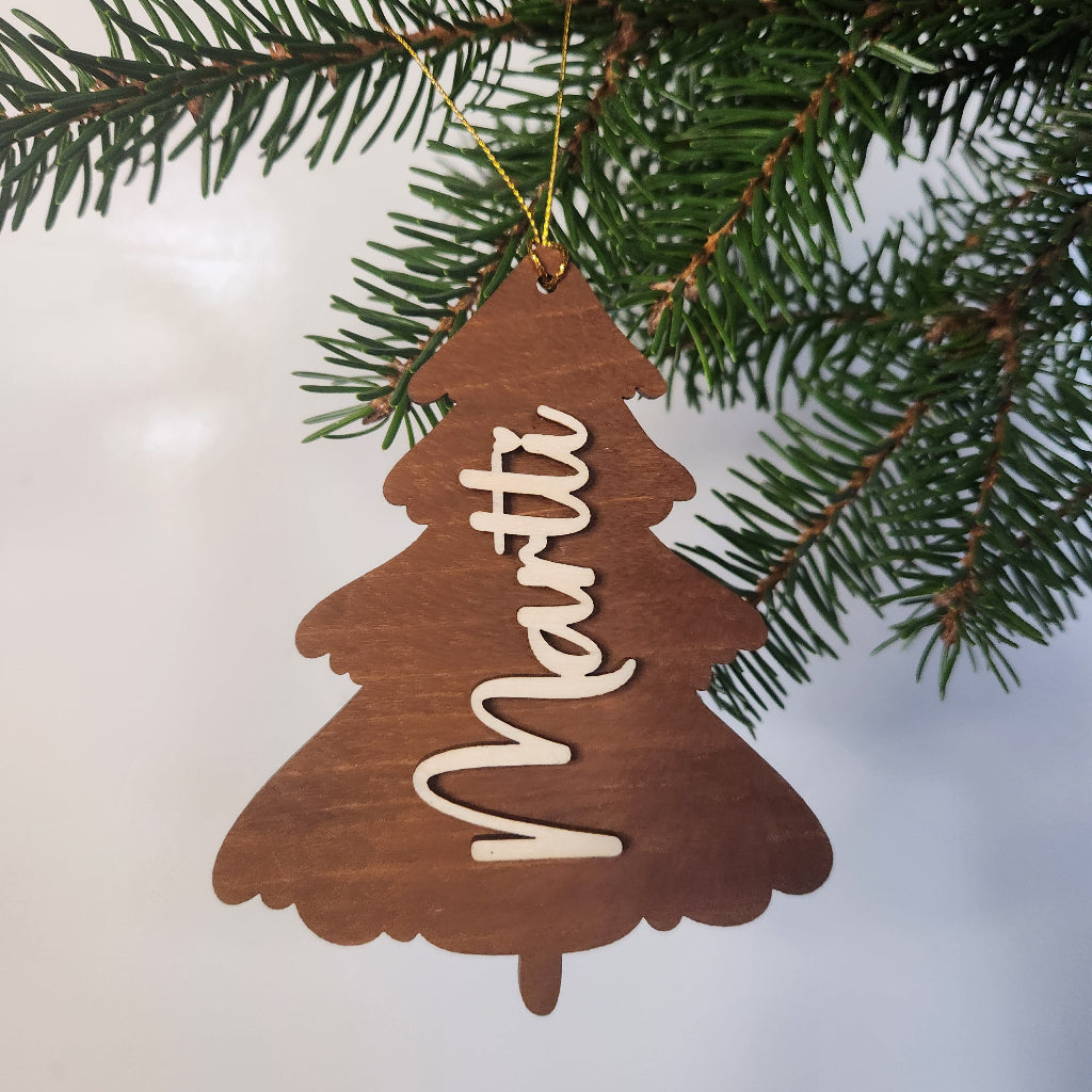 Personoitu joulukoriste