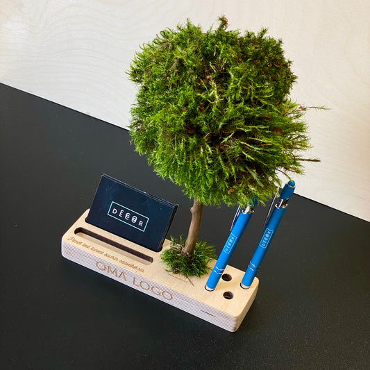 Skrivbordsarrangör med din egna logo