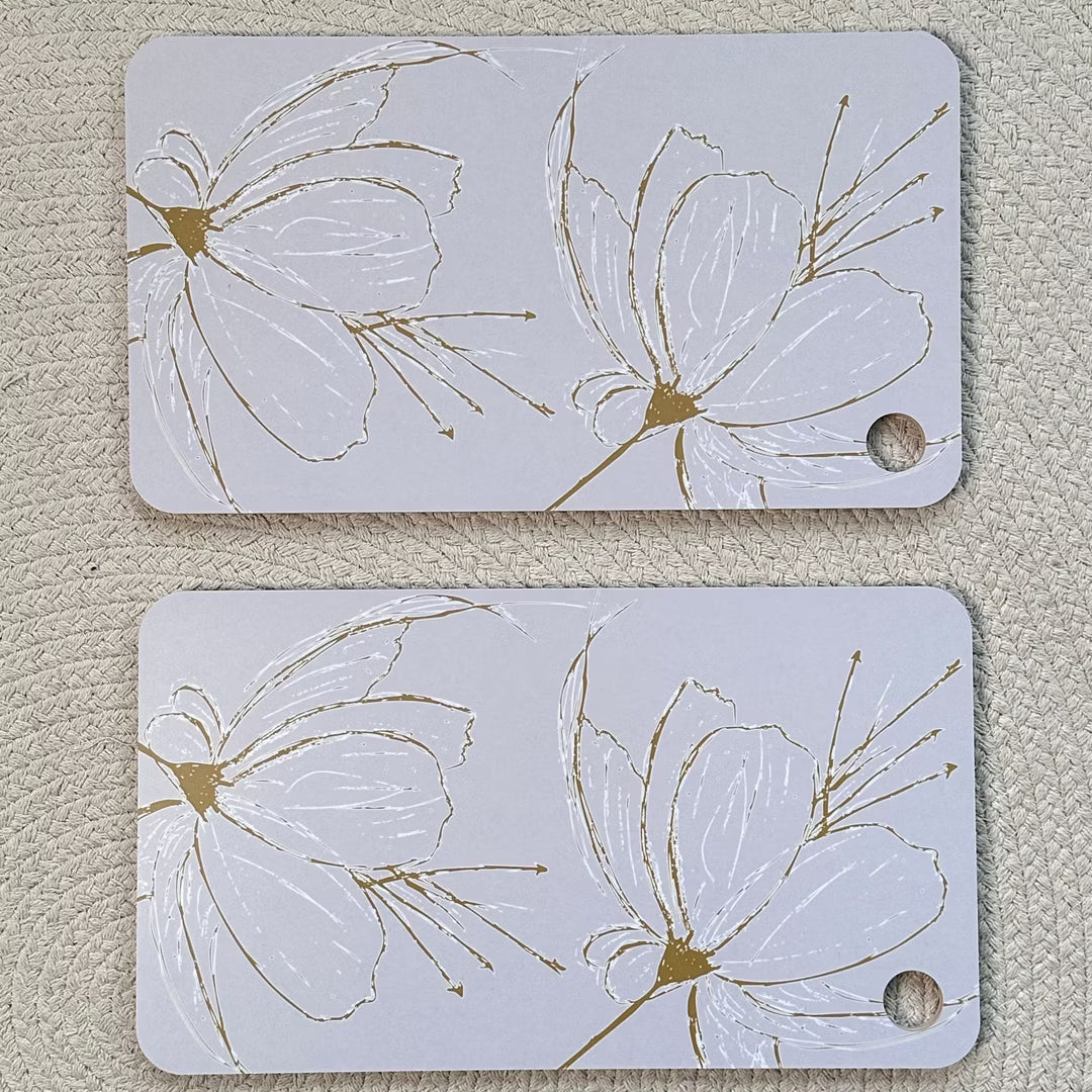 Leikkuulauta | Kukat 35x20 cm