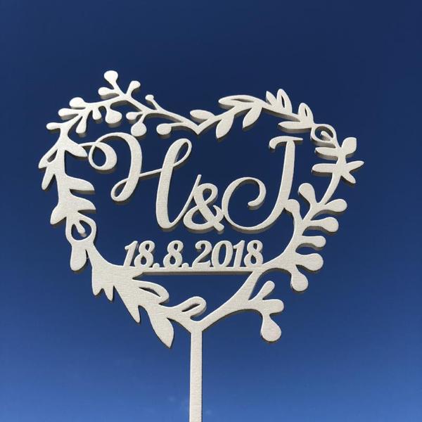 Wreath | Personalised Cake Topper