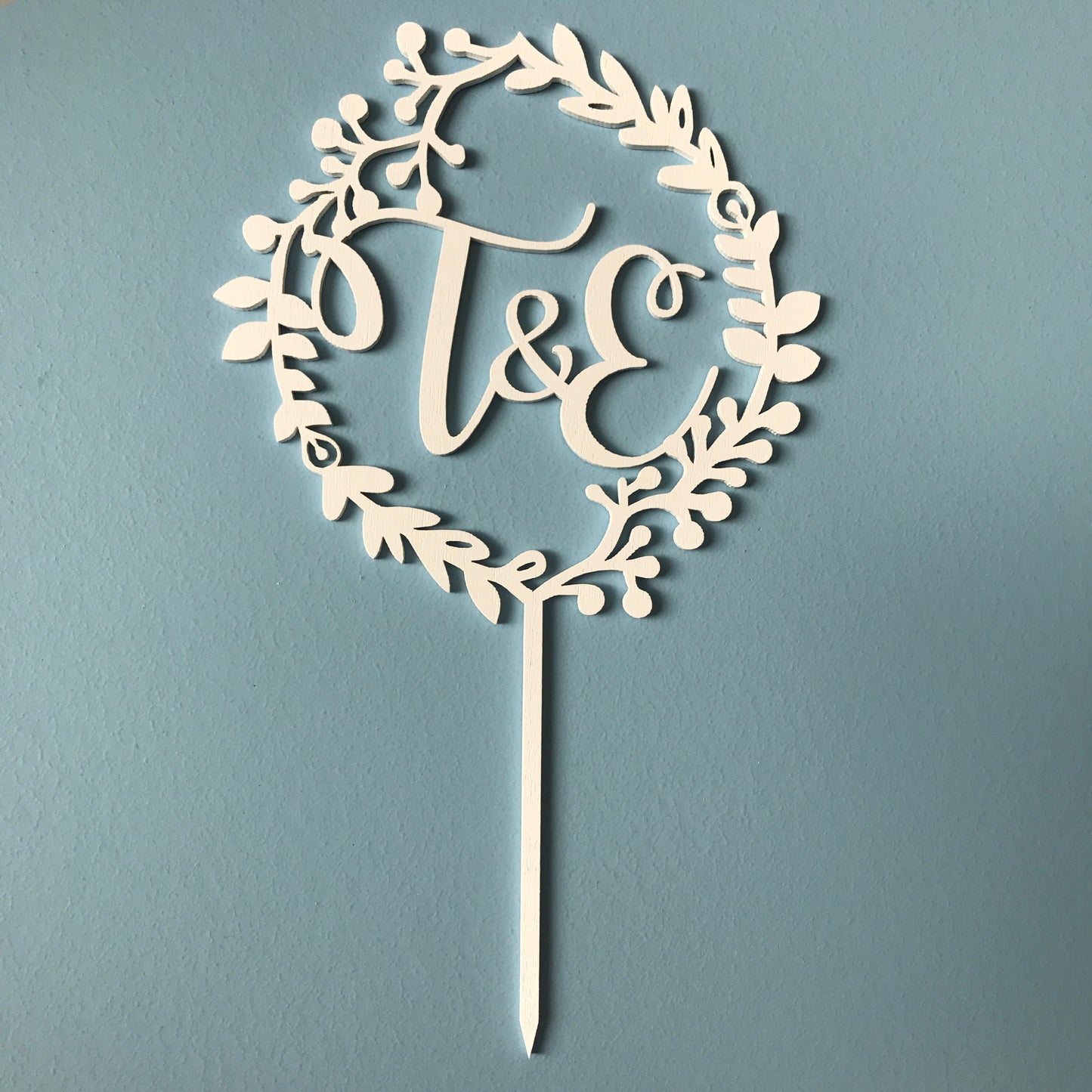 Wreath | Personalised Cake Topper