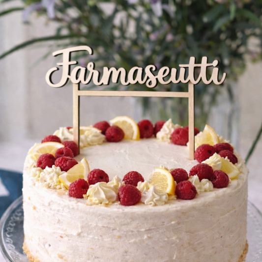 Farmaseutti - Kakkukoristeet valmistujaisiin | Personoitu |  Oma teksti