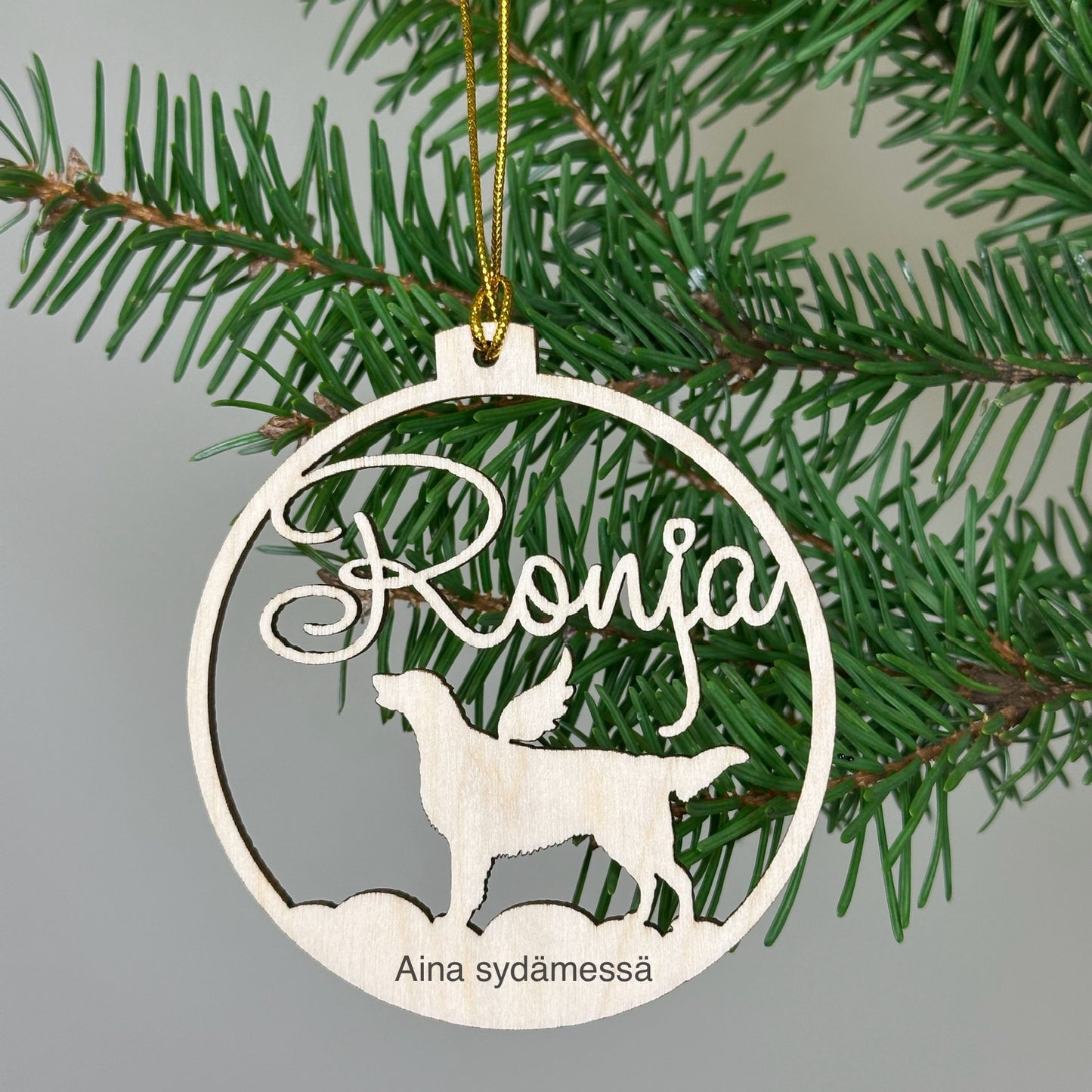 Koirajoulupallo siivillä