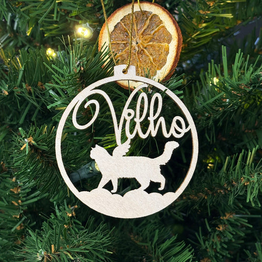 Kissa joulupallo omalla nimellä menehtyva kissa siivillä