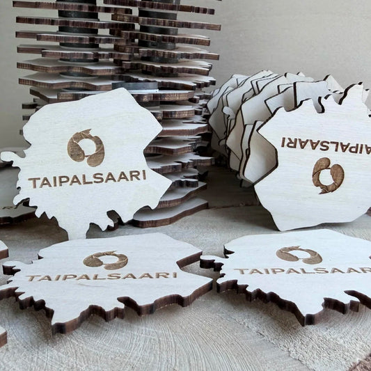 Puinen magneetti yrityksille yrityksen omalla nimellä ja logolla
jääkaappimagneetti magneetti metallikaappiin magneetti magneettitauluun