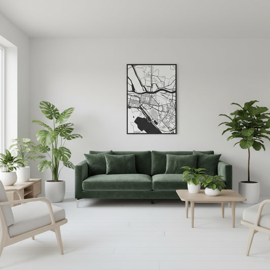 Puinen kaupunkikartta Pori