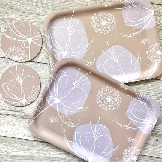 Tarjotin | Kukat 27x20 cm