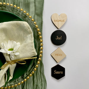 Wooden guest name signs| Wooden Place Signs for Wedding 