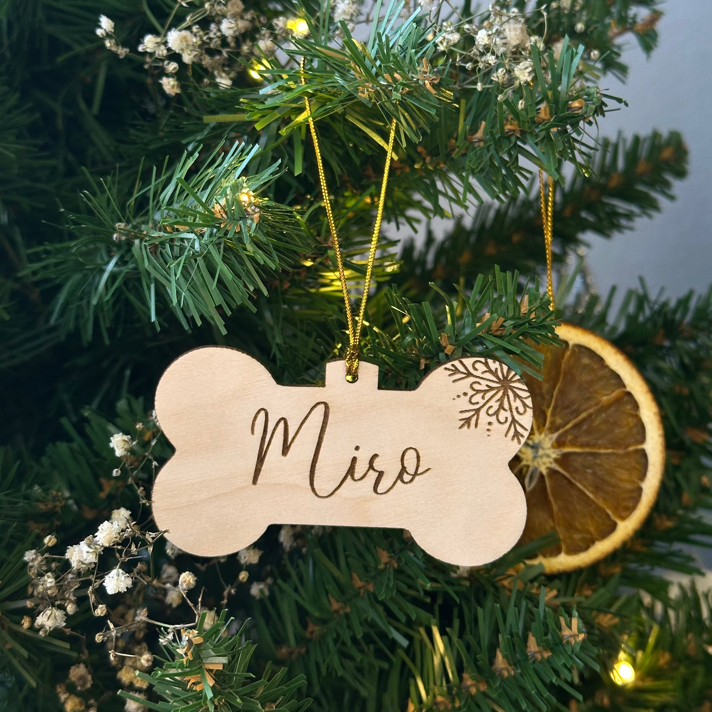 Koiralle | Joulukuusenkoriste omalla nimellä