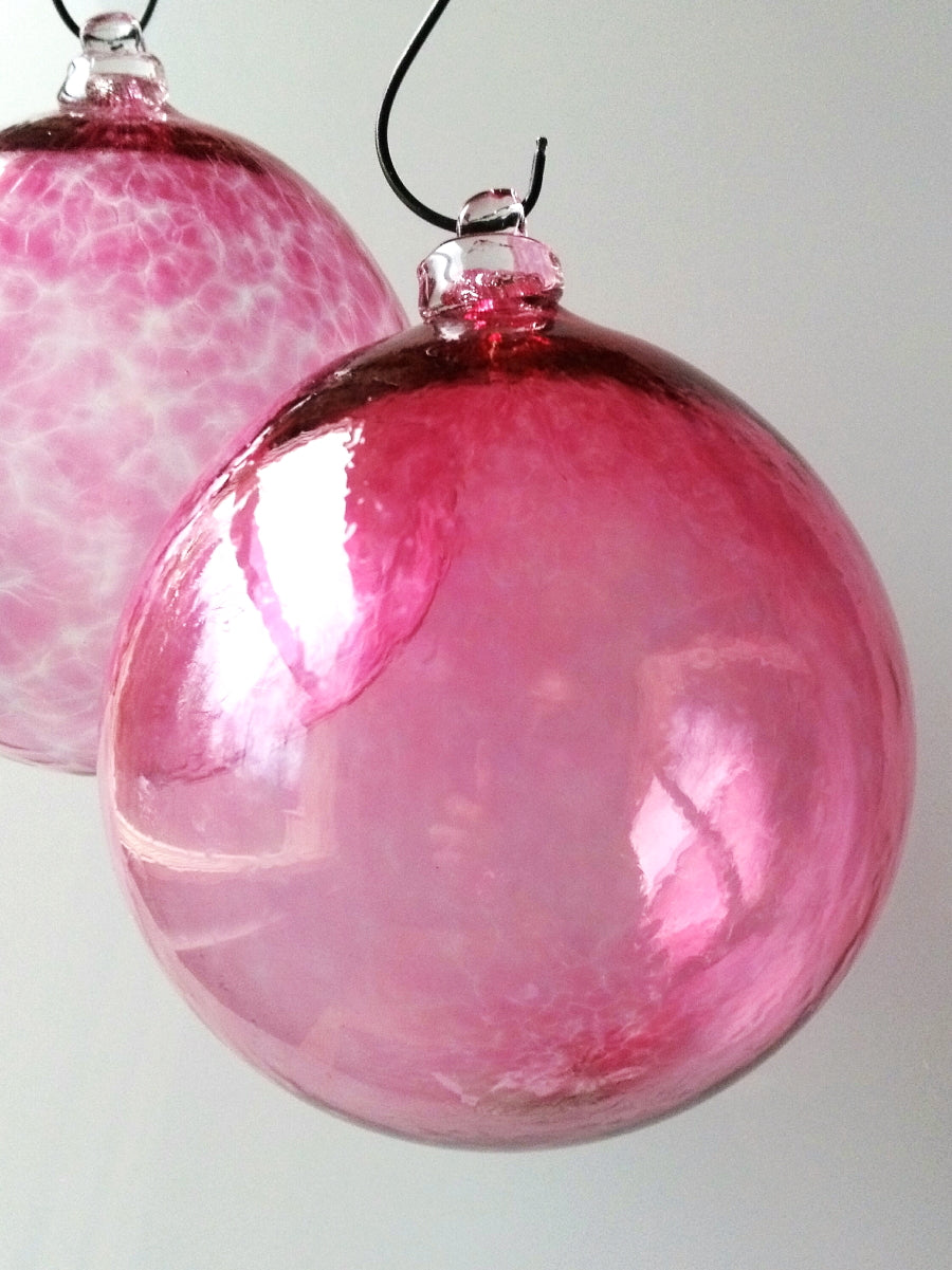 GLASS BALL SMOOTH, FUCHSIA