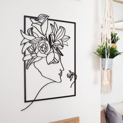 puinen ART taulu herkkä sisustus taulu olohuone - ecodecor.fi