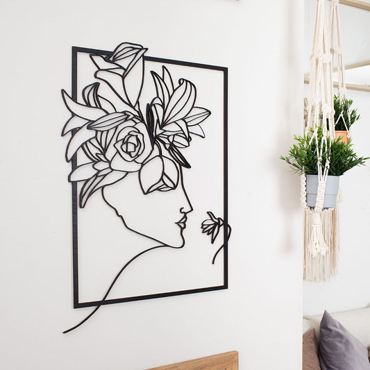 puinen ART taulu herkkä sisustus taulu olohuone - ecodecor.fi