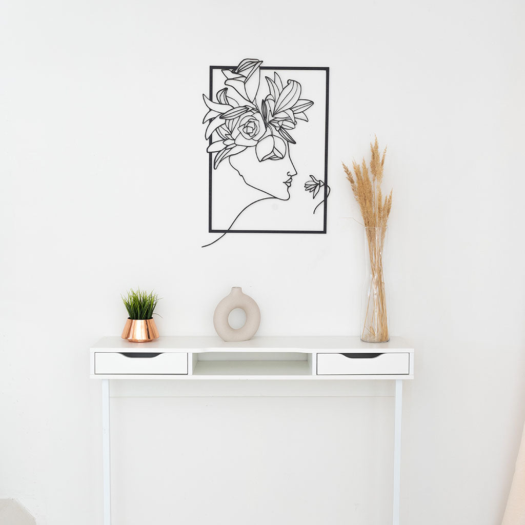 Kotimaiset Sisustustaulut puinen ART taulu sisustus olohuone lipasto valkoinen - ecodecor.fi