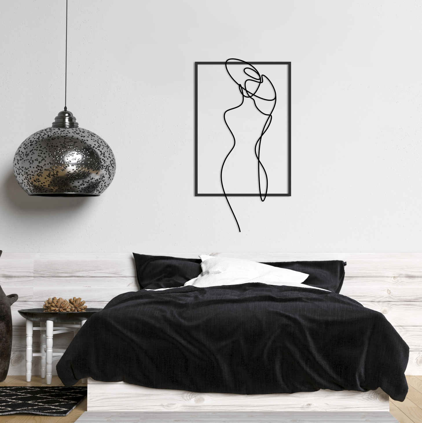 Eco Decor Oy Nainen puinen sisustustaulu olohuone woman - ecodecor.fi