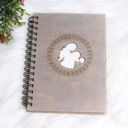 Wood Cover Notebook - Wedding Planner