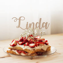 Personalised Cake Topper | Wooden