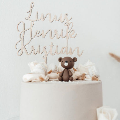 Cake Topper 1-4 lines | Font 2 