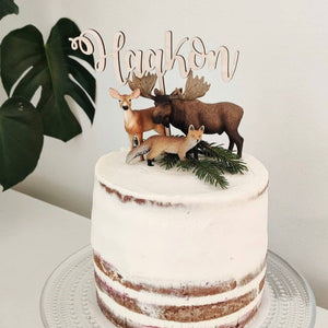 Personalised Cake Topper | Wooden