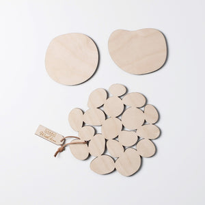 Stones | Set of coasters (+ for teapots)
