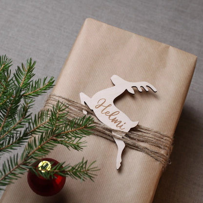 Name tag for gift package | Spruce | Custom name, text or logo