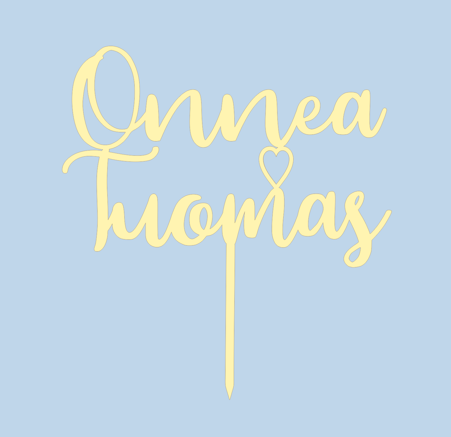 Cake Topper | Personalised Cake Toppers | Name signs for Cake 