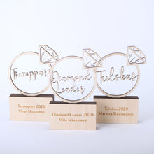 Wooden trophies (customised)
