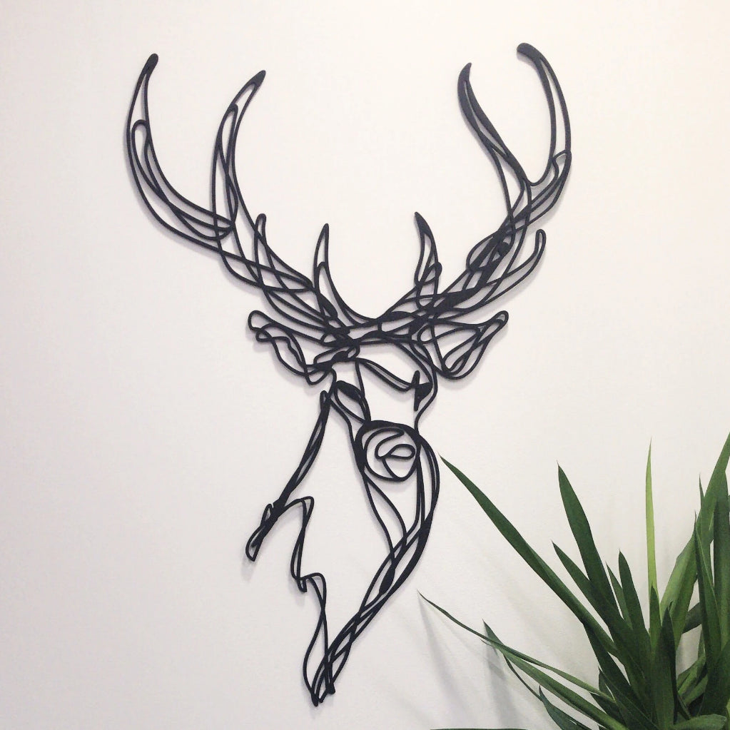 Deer - wooden wall art | Finnish design
