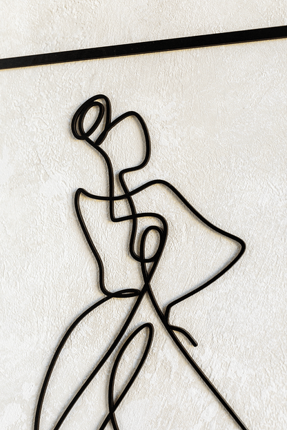 THE LADY - wood wall decor 