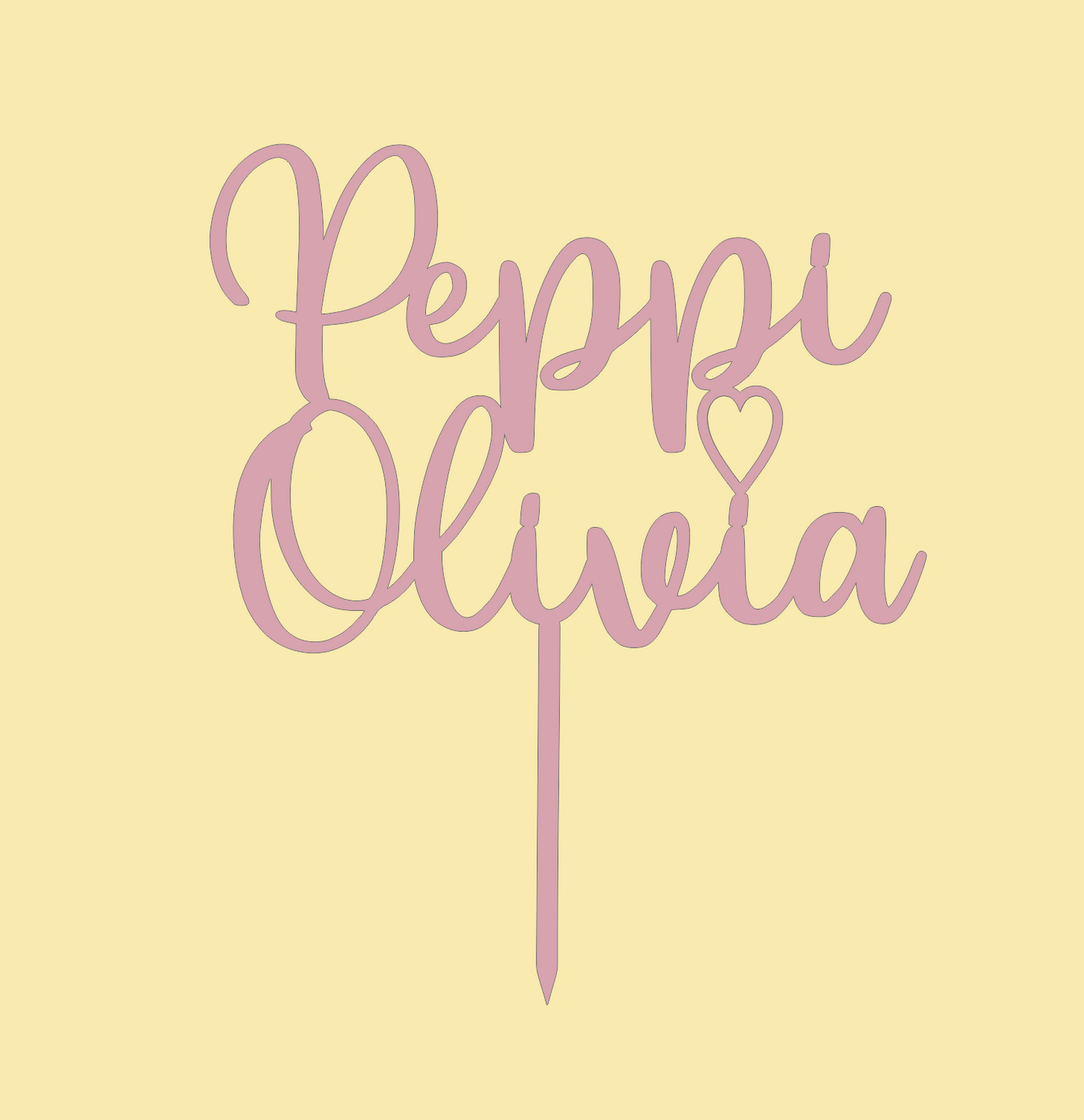Cake Topper | Personalised Cake Toppers | Name signs for Cake 