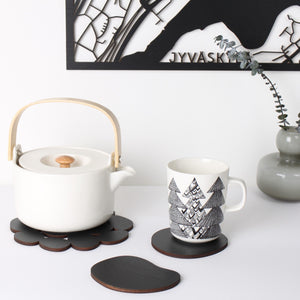 Stones | Set of coasters (+ for teapots)